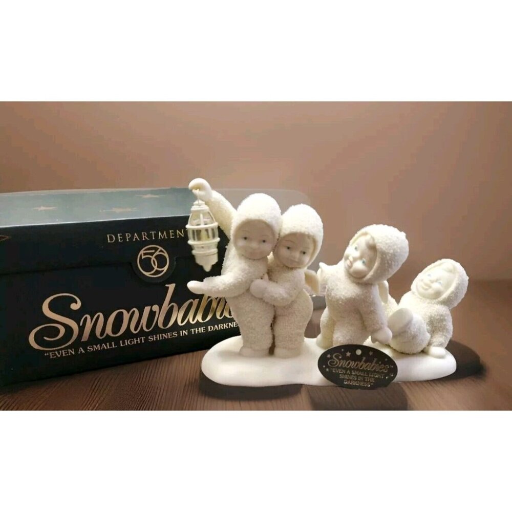Dept 56 Snowbabies “Even A Small Light Shines In The Darkness" 1999 Orig Box